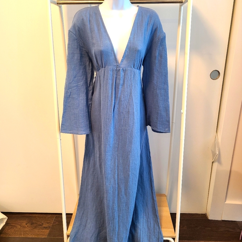 Zara gauze maxi dress